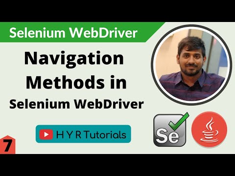 Navigation Methods in Selenium WebDriver | To, Refresh, Back and Forward |