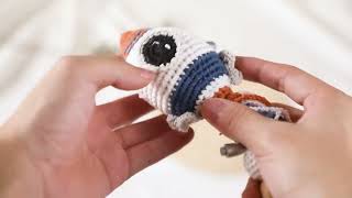 CozyKnits Wooden Animal Crochet Baby Rattle Toy