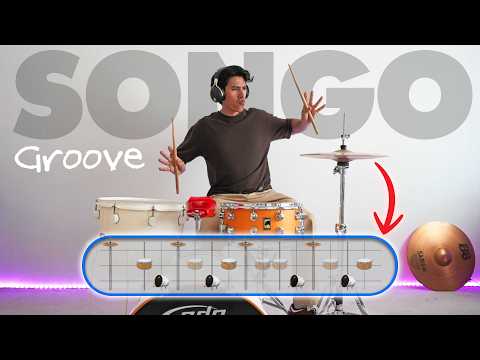 How to play the SONGO groove on DRUMS! - Drum Lesson (Step by Step)