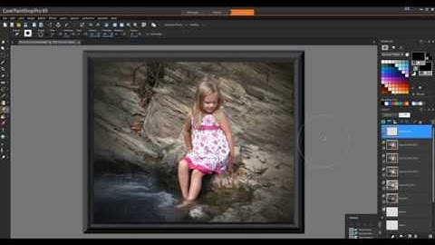 Paint Shop Pro X9 - 2 Minute Tutorial (Check out the New 2018 version with sound on my channel)