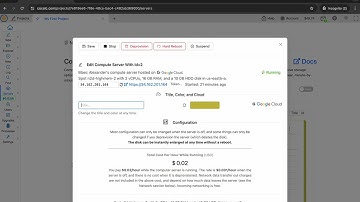 How to Change the Name of a Compute Server in CoCalc