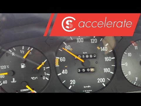 Mercedes Benz W123 200 Acceleration | 0-100 and 80-120