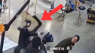 AI Robot Goes CRAZY And Attacks Chinese Workers