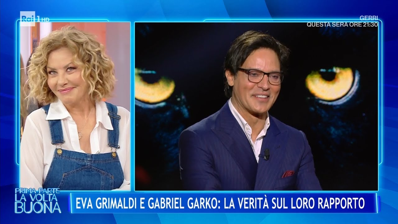 Eva Grimaldi: il mio rapporto con Gabriel Garko - La Volta Buona 19/05/2025