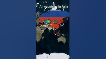 Asia all countries #shorts #geography