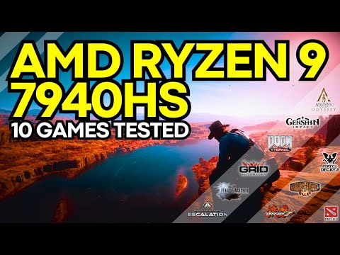 AMD Ryzen 9 7940HS + AMD Radeon 780M | 10 Games Test [Gaming Benchmarks]