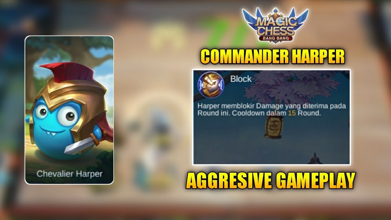 COMMANDER HARPER AGRESIVE GAMEPLAY | HOW TO MAKE COUNTER 6 MM 4 TARGEMAN !!
