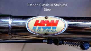 Get to know Dahon Classic Bicycles