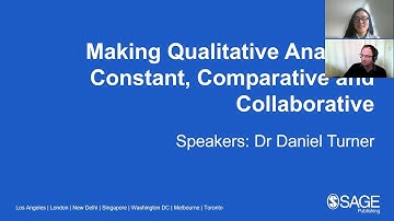 Making qualitative analysis constant, comparative & collaborative with Quirkos founder Daniel Turner