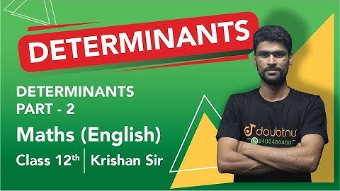 Class 12 Maths | Chapter 4 | Determinants | Important Questions | CBSE Boards Revision | Part-2