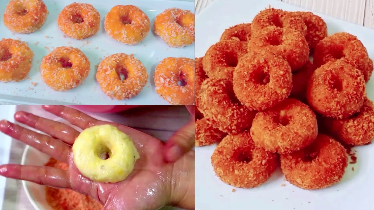 Cheese Banana Donuts Recipe l How to Make Banana Donuts