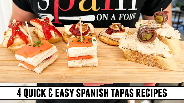 4 LAST-MINUTE Tapas for your Holiday Party | QUICK...