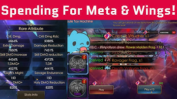 Spending For Flower Maiden - 2x Tier 12 Wrathwings - Legacy of Discord - Apollyon