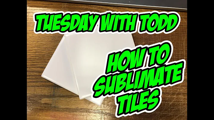 How to make Sublimation Tiles, Tuesday With Todd 1...