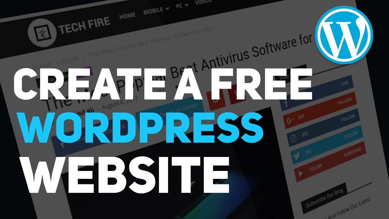 How to Create a Free Website with a FREE DOAMIN name and free web hosting