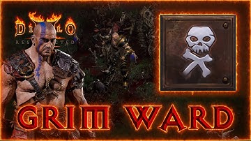 Diablo II Resurrected Barbarian Skill Grim Ward
