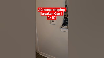 Breaker for air conditioner keeps tripping.