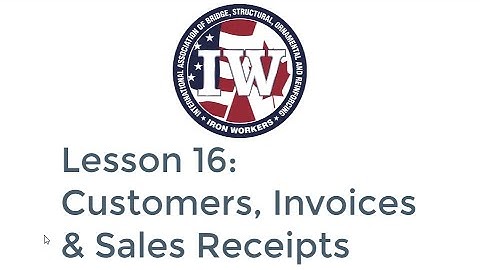 Iron Workers QO Training Lesson 16