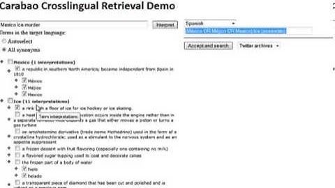 Cross-Lingual Search-Translate