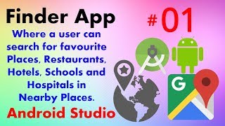 Android Studio Google Maps Tutorial 01 - Android Finder App - Google Maps in Android Studio screenshot 3