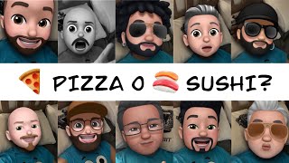 Microsondaggio: pizza 🍕 o sushi 🍣??? Da CAPATONDA a BOCELLI pareri contrastanti 🤔