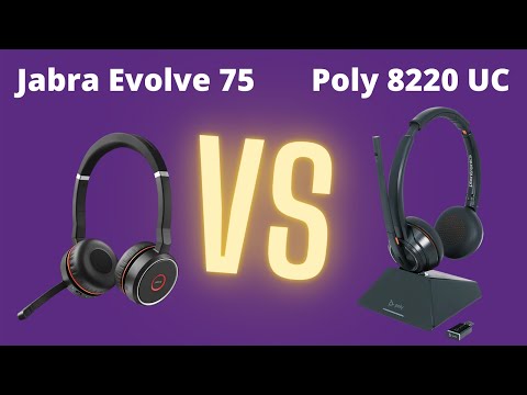 Jabra Evolve 75 Vs Poly 8220 UC - MIC TEST &amp; Comparison
