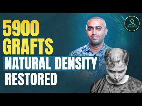 Grade 6 Baldness Surgery with 5900 Grafts 🙂 | Hair Transplant in Siliguri | New Roots