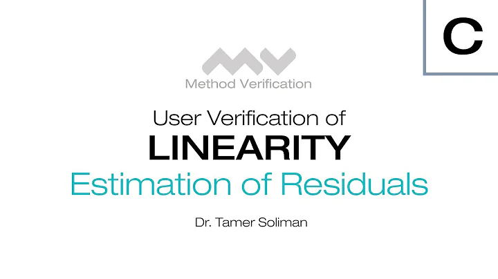 4.C : User Verification of Linearity (Estimation of Residuals)