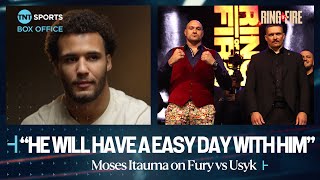 Moses Itauma gives his thoughts on Fury vs Usyk 👀  | #RingOfFire 🇸🇦🔥