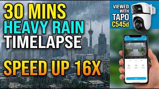 How Good is the Tapo C545D Heavy Rain Storm Over Metro Manila Skyline (Sped up)