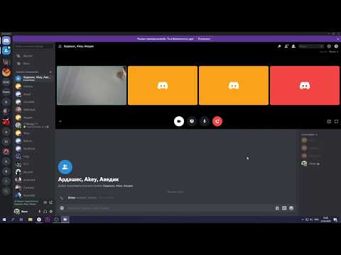 Видеоконференция в Discord (Настройка)