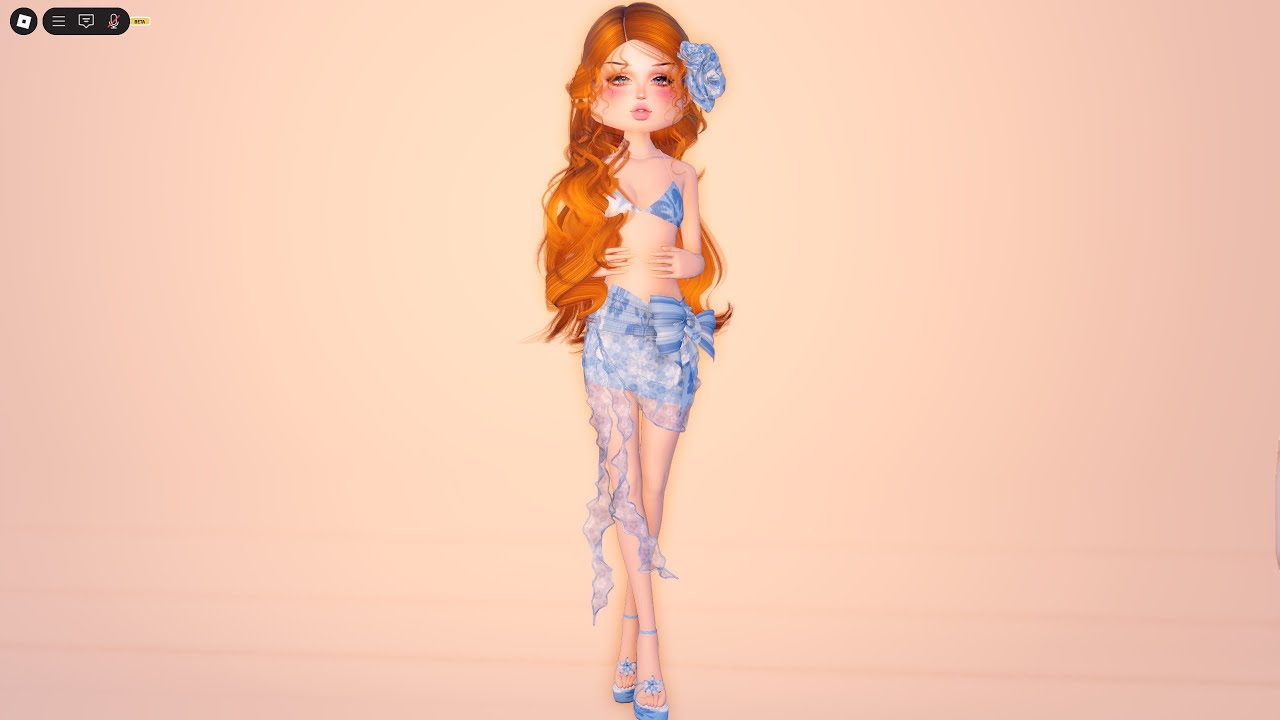 🏝️ Summer Ready! Unique Beach Skirt Look You NEED to Try on Dress to Impress 💕☀️