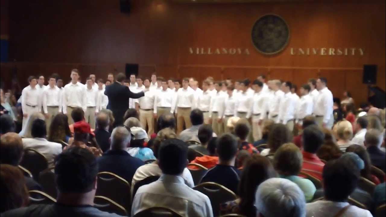 MLK The Villanova Singers. Parents Weekend 2013 YouTube