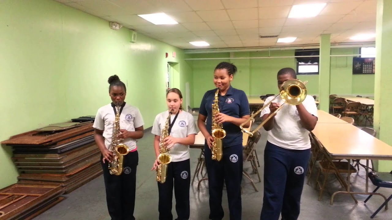jazz roster @ 6 rehearsals: C-Jam Blues - Jazz House Music Club @ Lady Liberty Academy