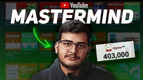 How @Algrow  Dominates YouTube : His SECRET to Beat the YouTube Algorithm