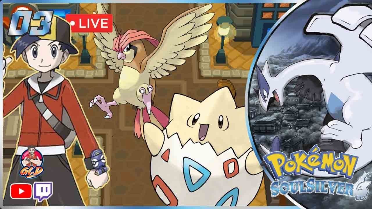 Pokemon SoulSilver Walkthrough LIVE (Part 3) | To Goldenrod and Beyond!