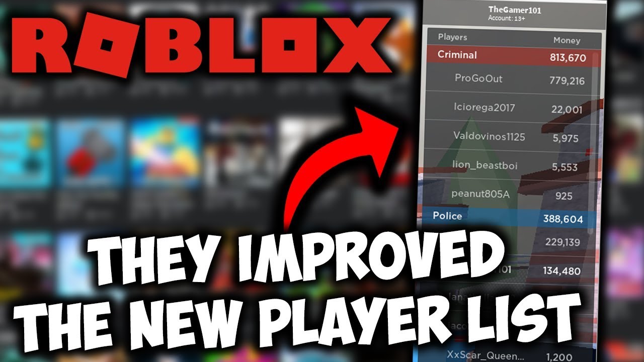 Old Roblox Playerlist