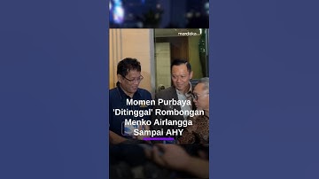 Momen Lucu Purbaya Ditinggal Rombongan Menko Airlangga Hingga AHY