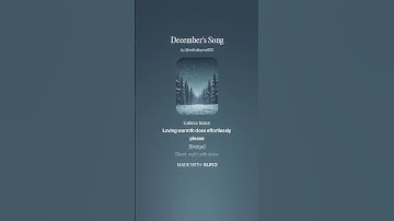 Thumbnail of December's Song 1