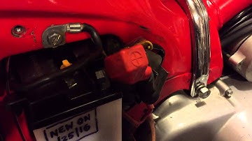 1981 Honda C70 Passport (06) - Starter Problem 1 - bike won