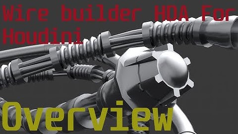 Wire builder HDA for Houdini overview (Free download)