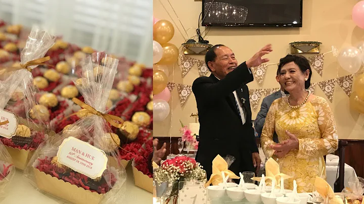 DIY Thank you gifts or party favors : 60th Wedding Anniversary