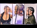 Freestyle Cornrow Compilations | DIY Zig Zag Cornrows Tutorials