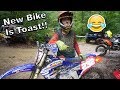 INSANE MUD RACE RUINED HIS NEW DIRT BIKE!! | 2019 YZ250F