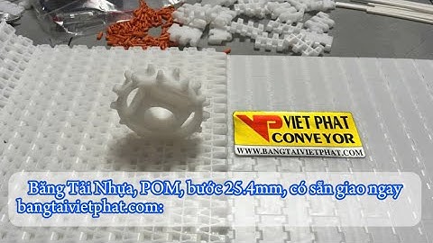 Modular belt, tức băng tải nhựa, vật liệu nhựa POM, lắp ráp TPHCM, giao hàng 🚚trong ngày, g-i-á t-ốt