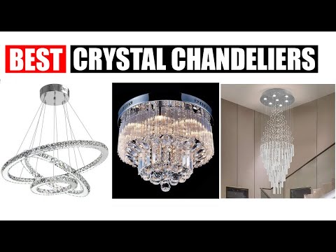 Video: Crystal Chandeliers (90 Photos): Large Pendant Ceiling Lamps With Crystal Pendants In The Interior