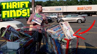 Unbelievable Thrift Store Finds: Filling 2 Shopping Carts to the Brim for Profit!