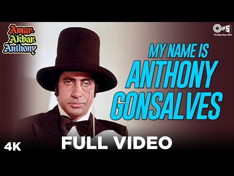 My Name Is Anthony Gonsalves Full Video - Amar Akbar Anthony | Amitabh Bachchan | Kishore Kumar