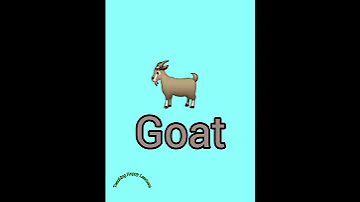 Goat Learning Letters Words TeachingHappyLearners Atoz Alphabet Goat 
