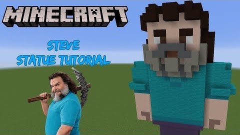 Minecraft One-Shot Tutorial: Steve Statue (A Minecraft Movie)